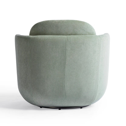 Wolfie Performance Velvet Swivel Accent Chair