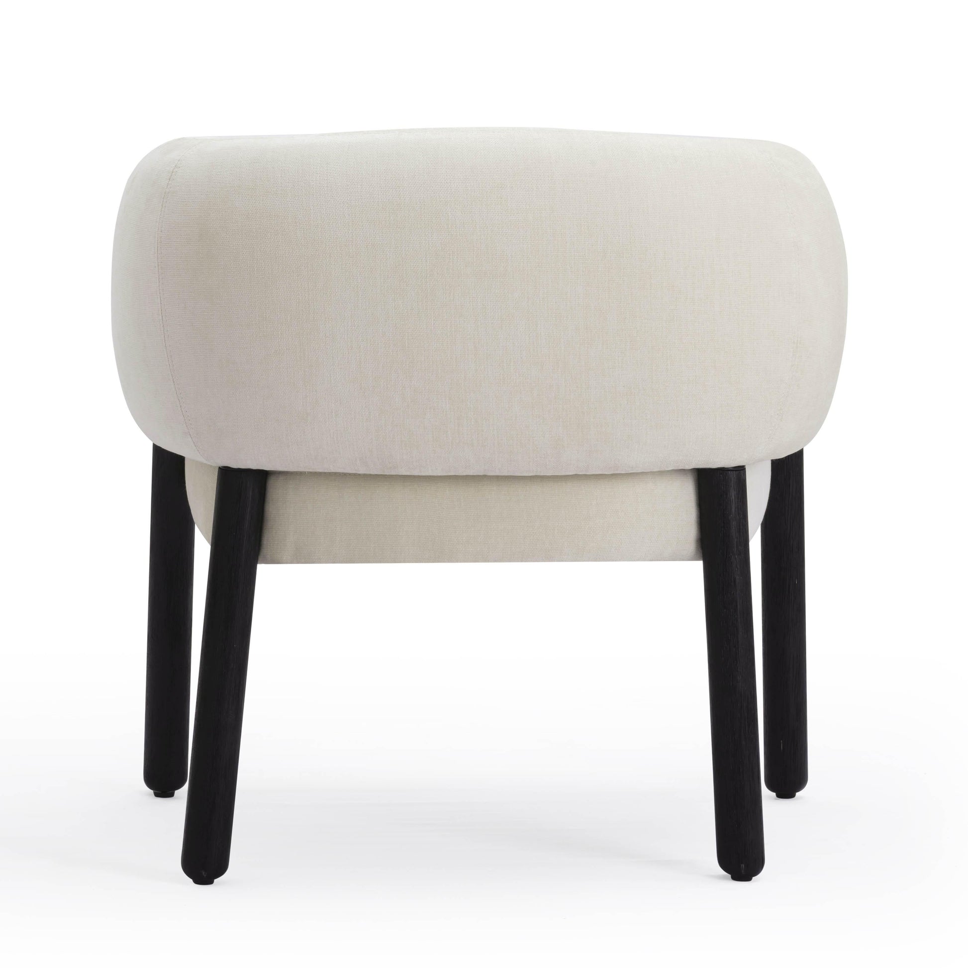 Foxy Cream Performance Basketweave Chenille Accent Chair