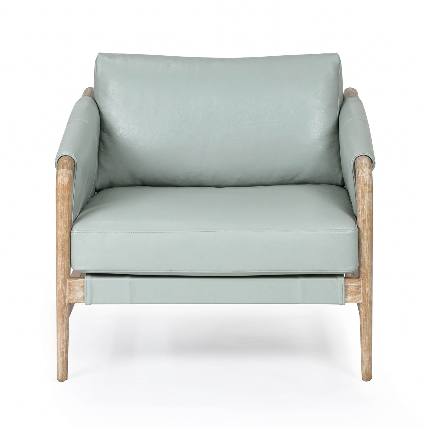 Chakka Contract-Grade Genuine Leather Accent Chair