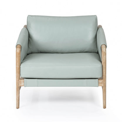 Chakka Contract-Grade Genuine Leather Accent Chair