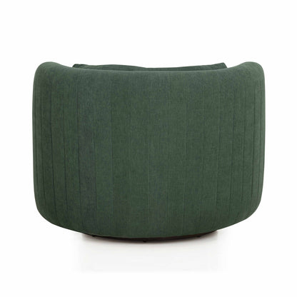 Nura Contract-Grade Chenille Swivel Accent Chair