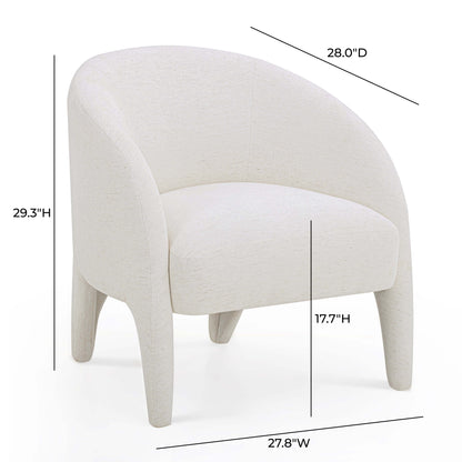 Kris Contract-Grade Chenille Accent Chair