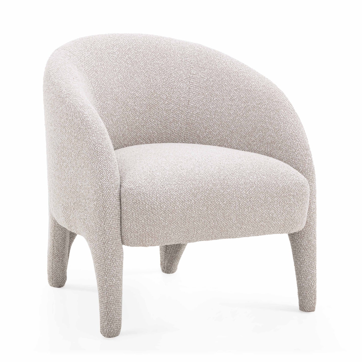 Kris Warm Grey Performance Boucle Accent Chair - Default Variant
