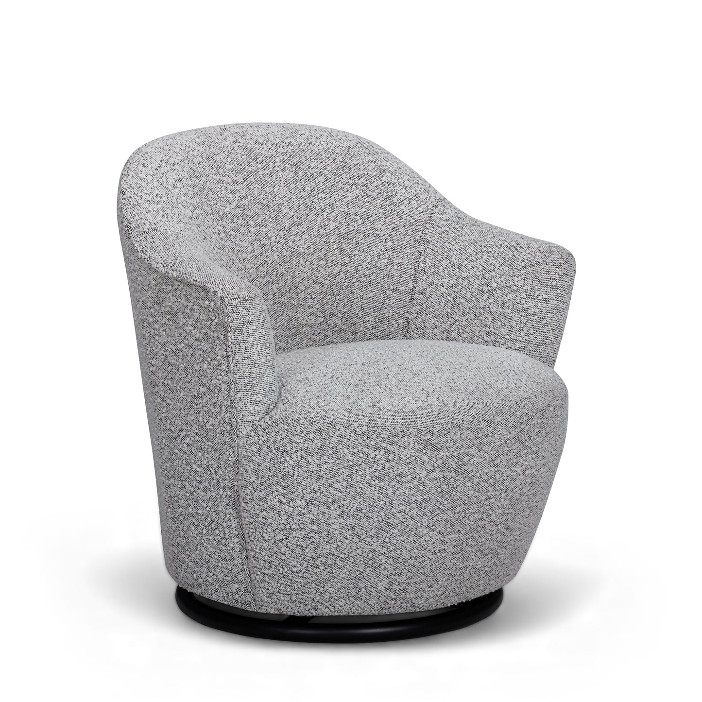 Skyla Performance Boucle Swivel Accent Chair - Grey