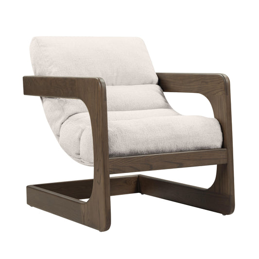 Palma Contract-Grade Textured Weave Fabric Accent Chair