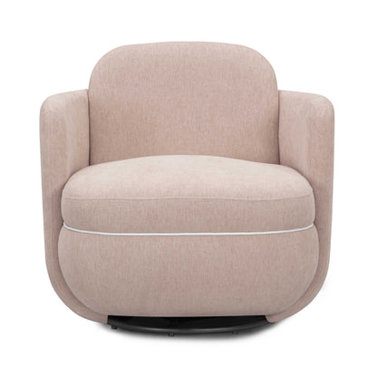 Wolfie Performance Chenille Swivel Accent Chair - Pink