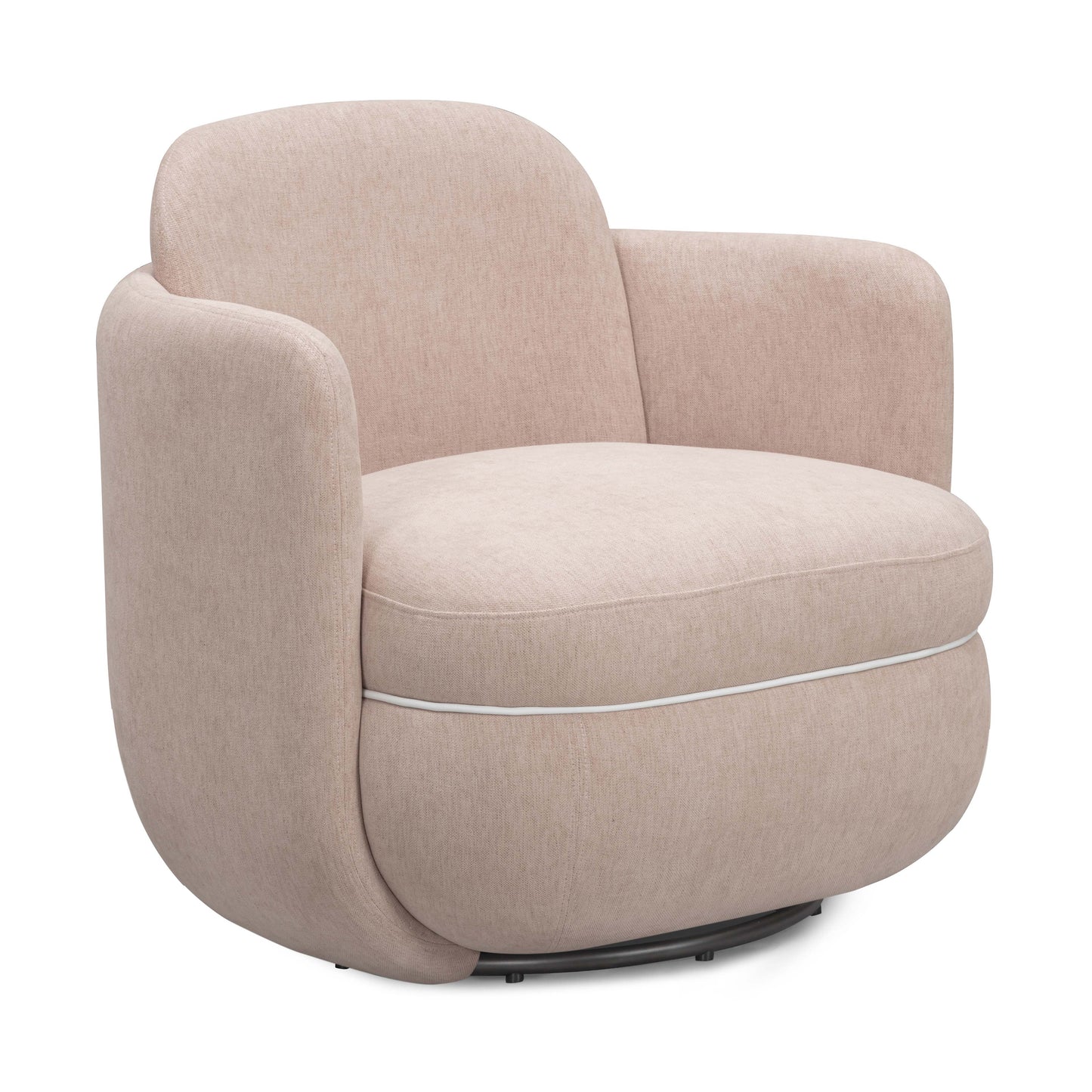 Wolfie Performance Chenille Swivel Accent Chair