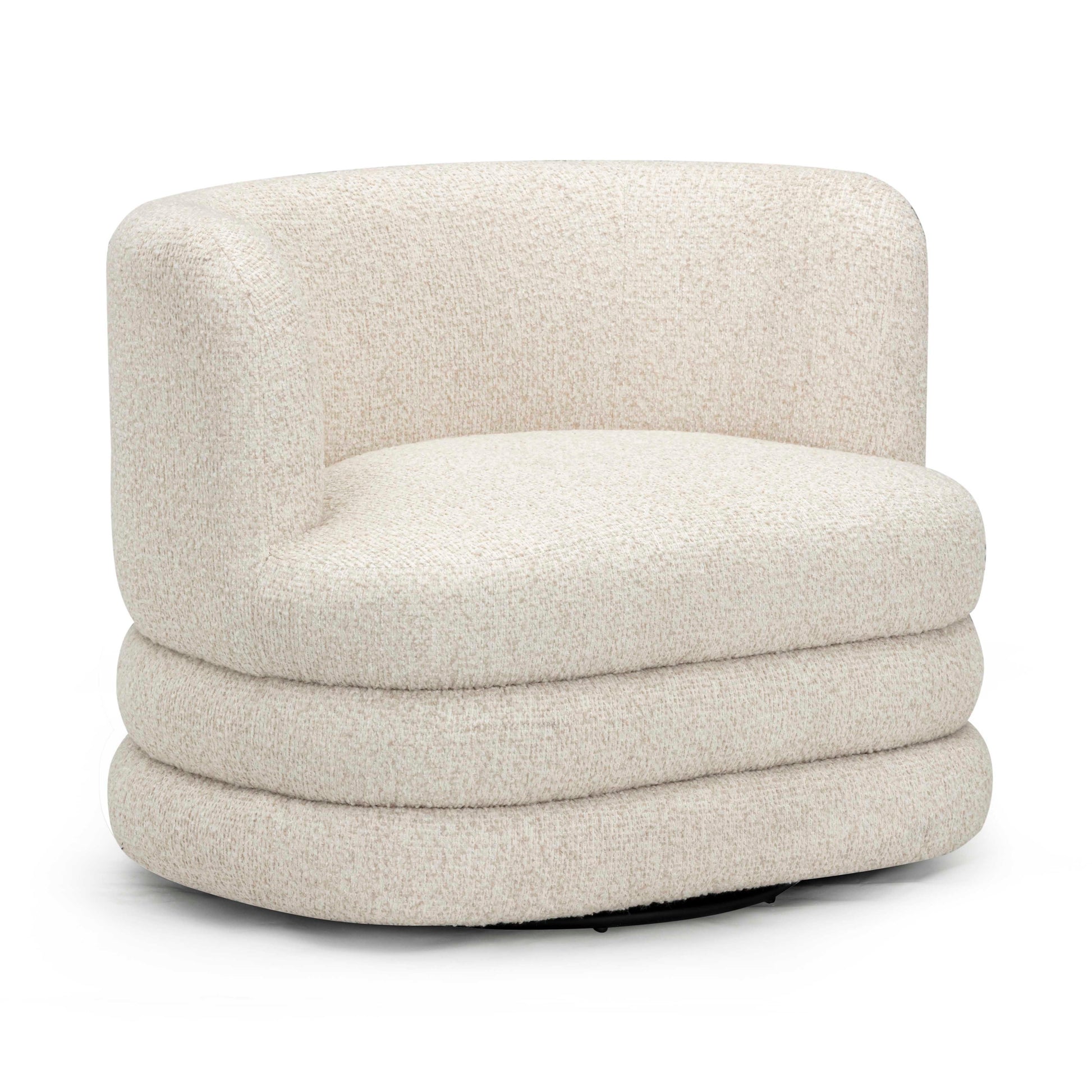 Astor Heavy Performance Boucle Swivel Hotel Lounge Chair