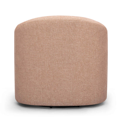 Thao Contract-Grade Basketweave Fabric Swivel Accent Chair