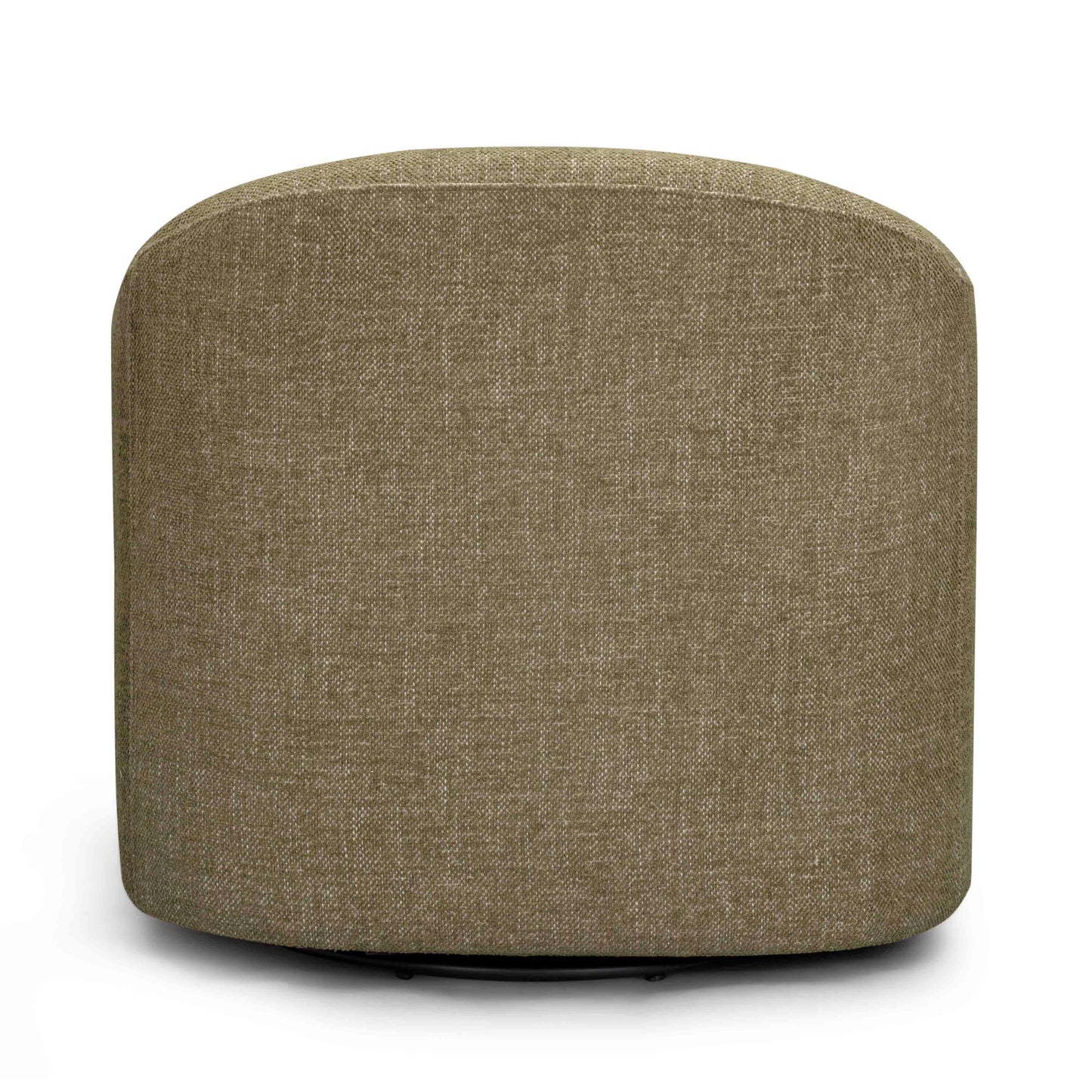 Thao Contract-Grade Basketweave Fabric Swivel Accent Chair