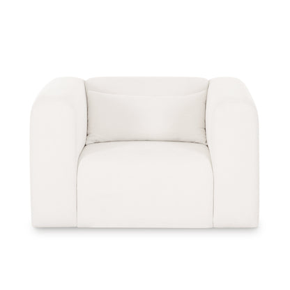Tarra Cream Performance Chenille Accent Chair - Default Variant