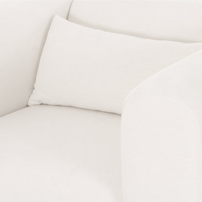 Tarra Cream Performance Chenille Accent Chair