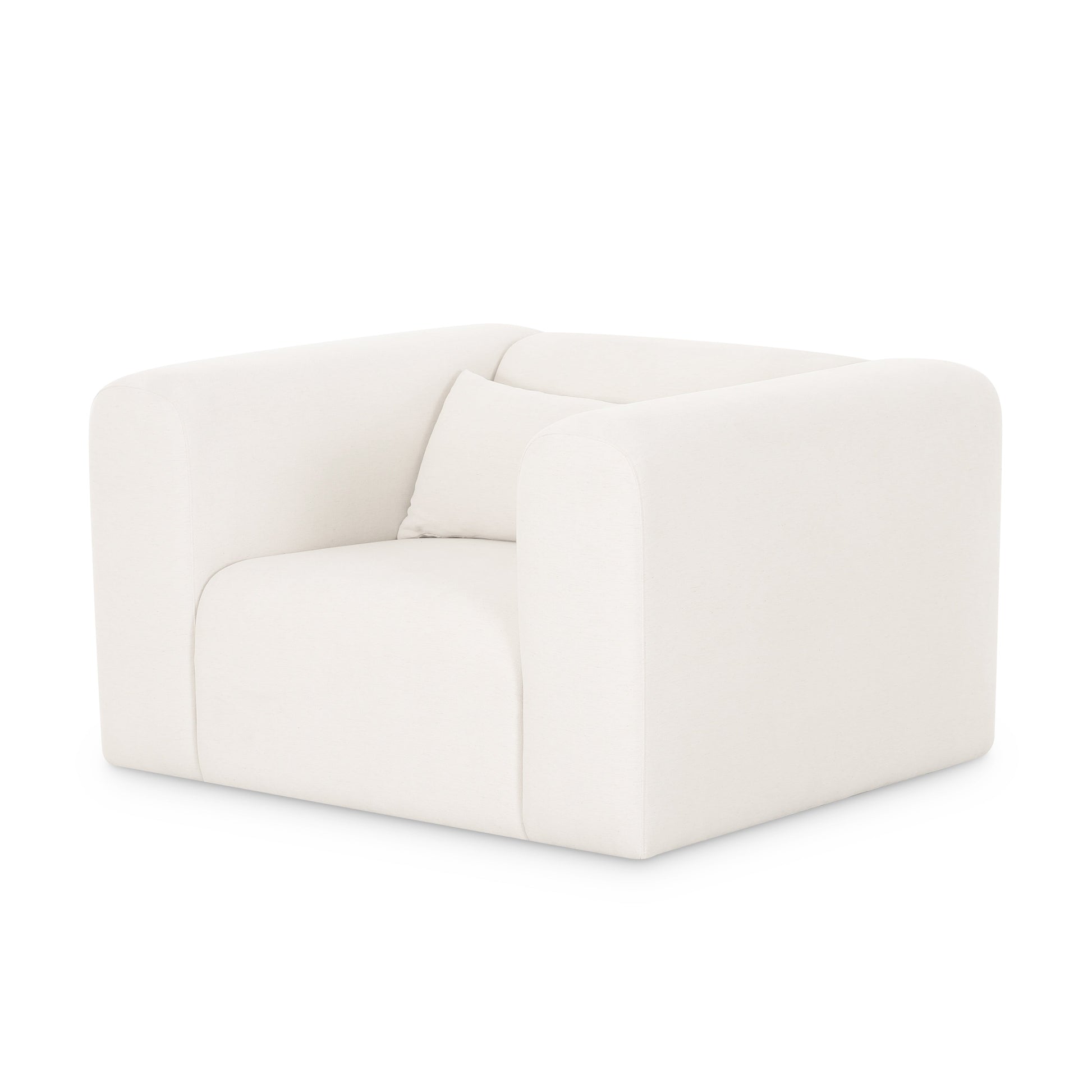 Tarra Cream Performance Chenille Accent Chair