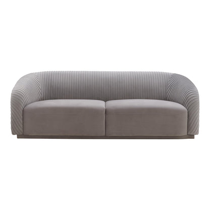 Yara 90.6" Pleated Performance Velvet Sofa by Inspire Me! Home Decor