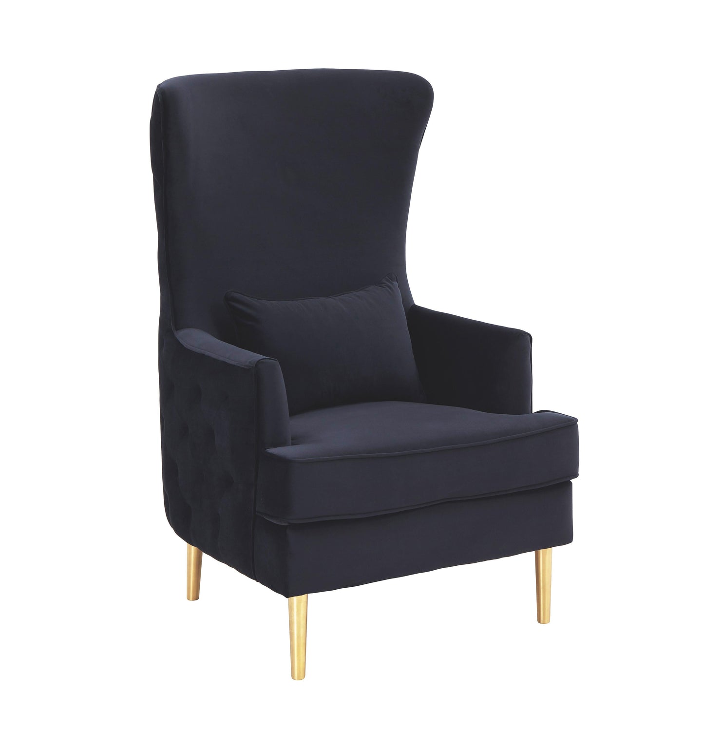 Alina Performance Velvet Tall Tufted Back Chair
