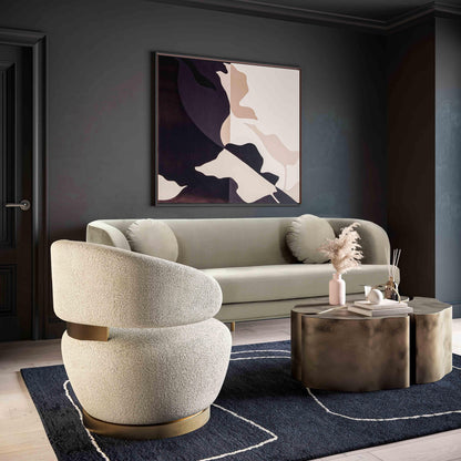 Austin Performance Fabric Swivel Accent Chair