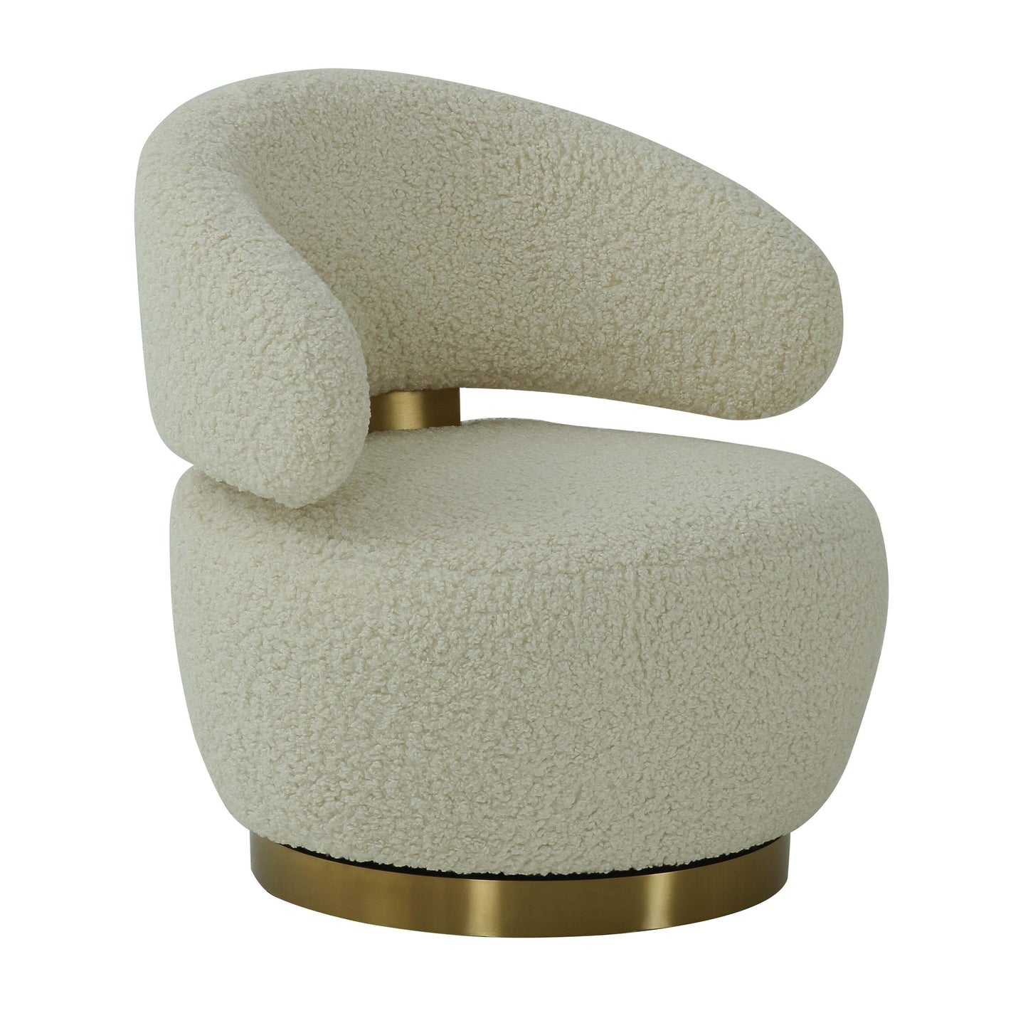 Austin Performance Fabric Swivel Accent Chair - Beige