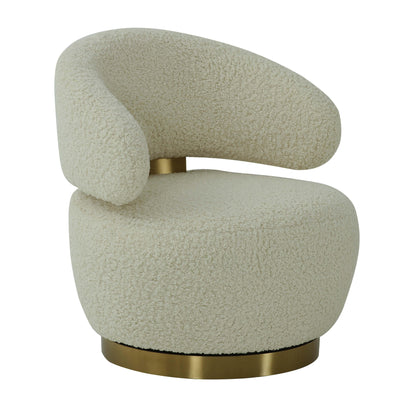 Austin Performance Fabric Swivel Accent Chair - Beige