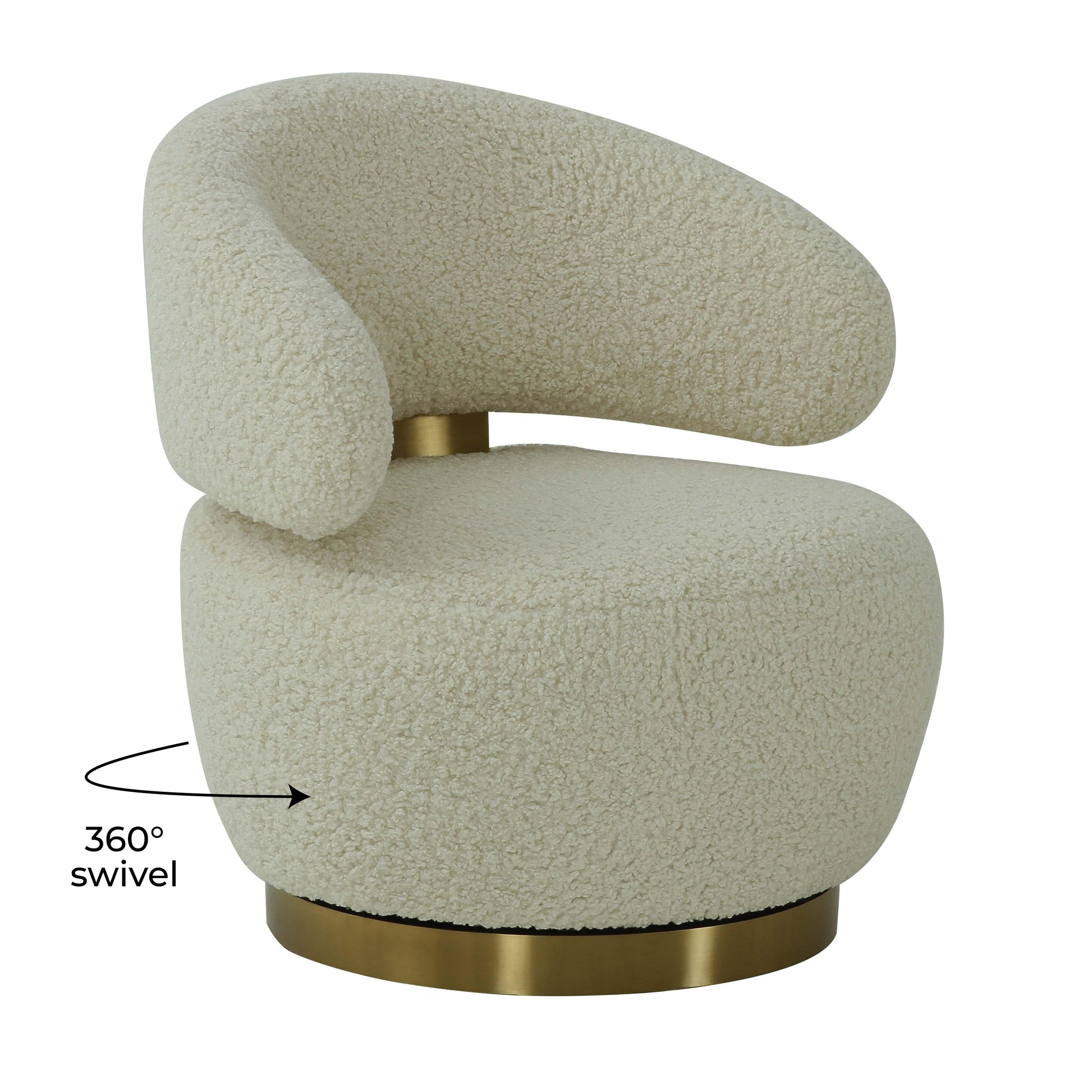 Austin Performance Fabric Swivel Accent Chair