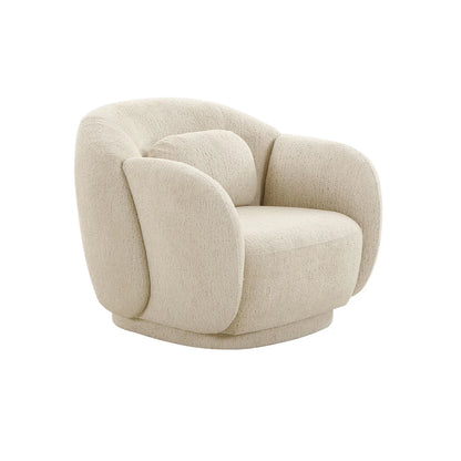Misty Performance Boucle Accent Chair Cream