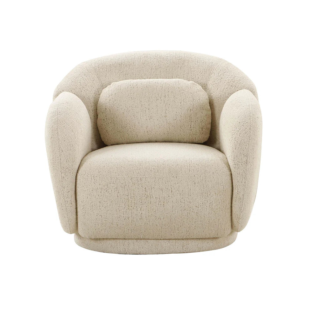 Misty Performance Boucle Accent Chair Cream