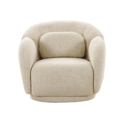 Misty Performance Boucle Accent Chair Cream