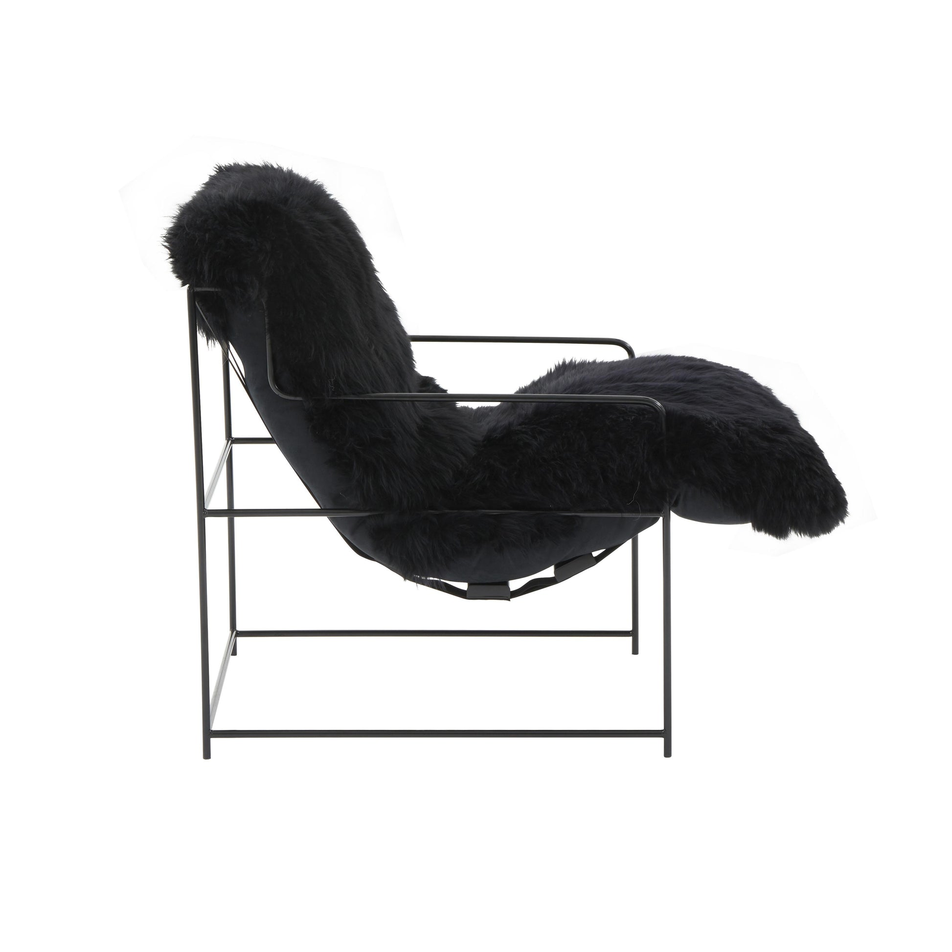 Kimi Genuine Sheepskin Accent Chair