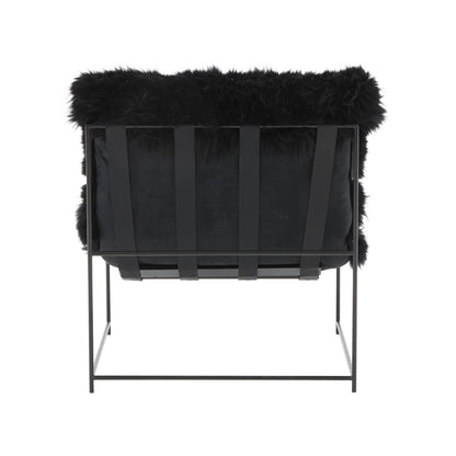 Kimi Genuine Sheepskin Accent Chair