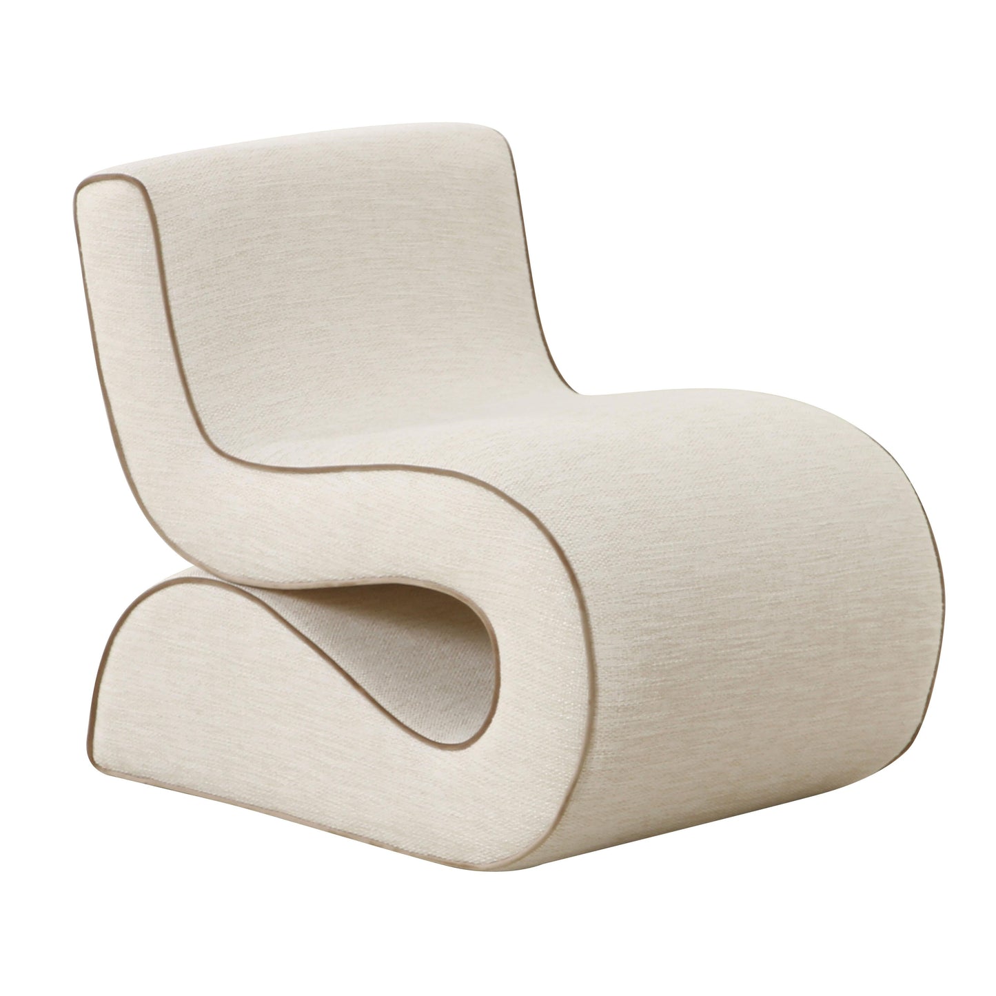 Senna Performance Fabric Accent Chair - Cream