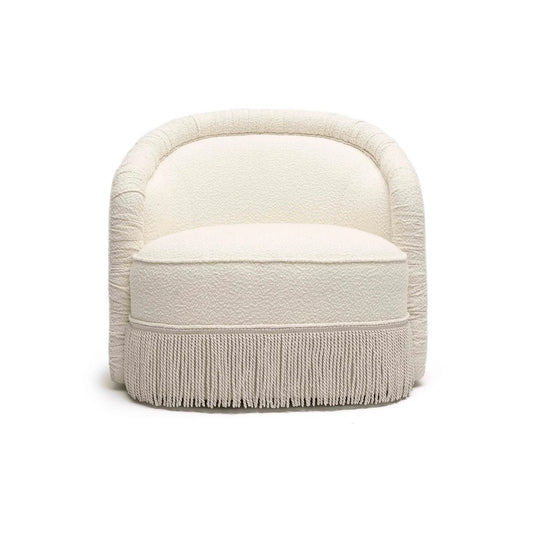 Pamela Cream Performance Boucle  Accent Chair