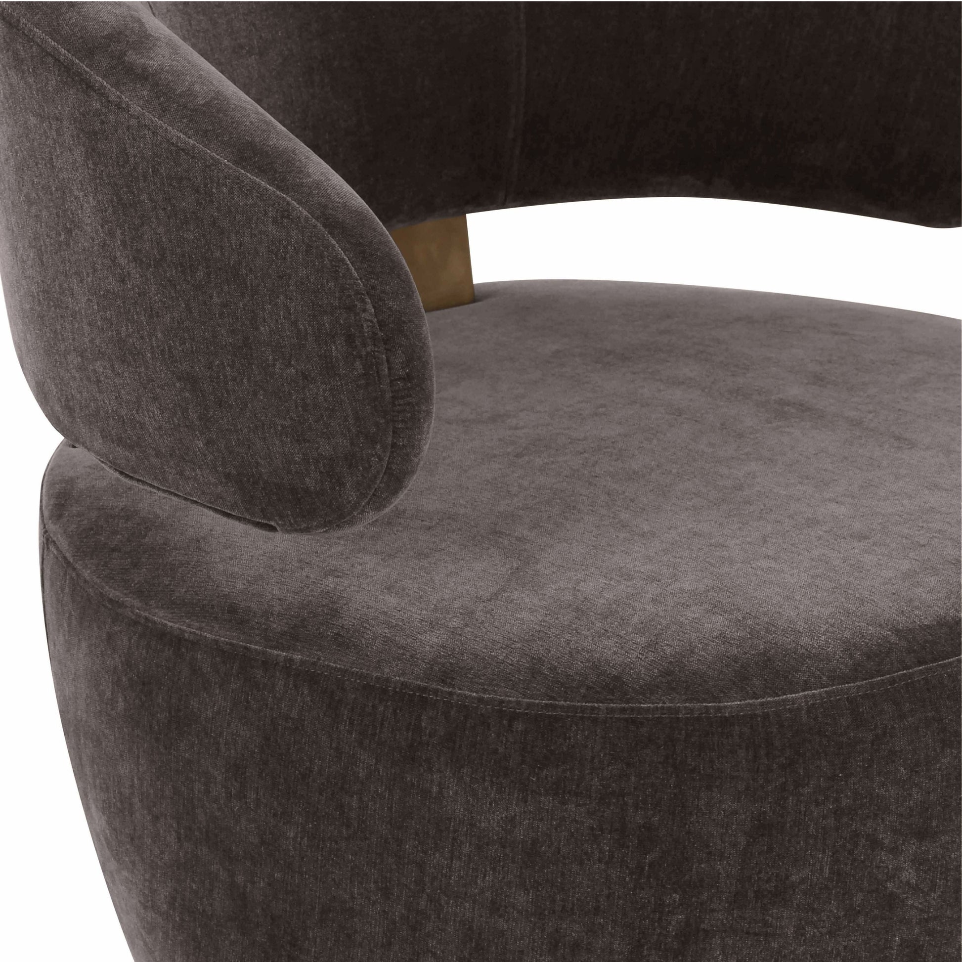 Austin Upcycled Contract-Grade Fabric Swivel Accent Chair