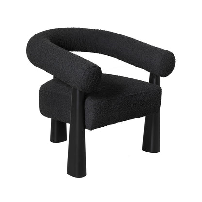 Spara Performance Boucle Accent Chair - Black