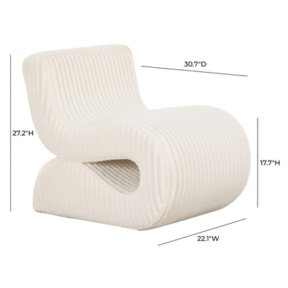 Senna Performance Oversized Corduroy Accent Chair