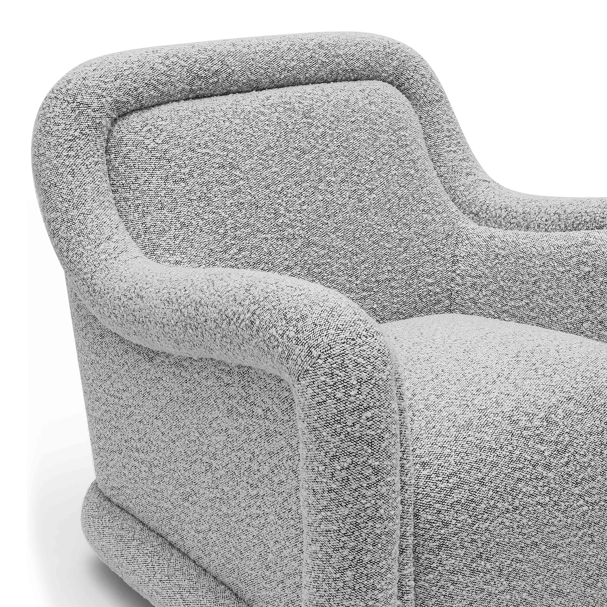 Charli Performance Boucle Swivel Chair