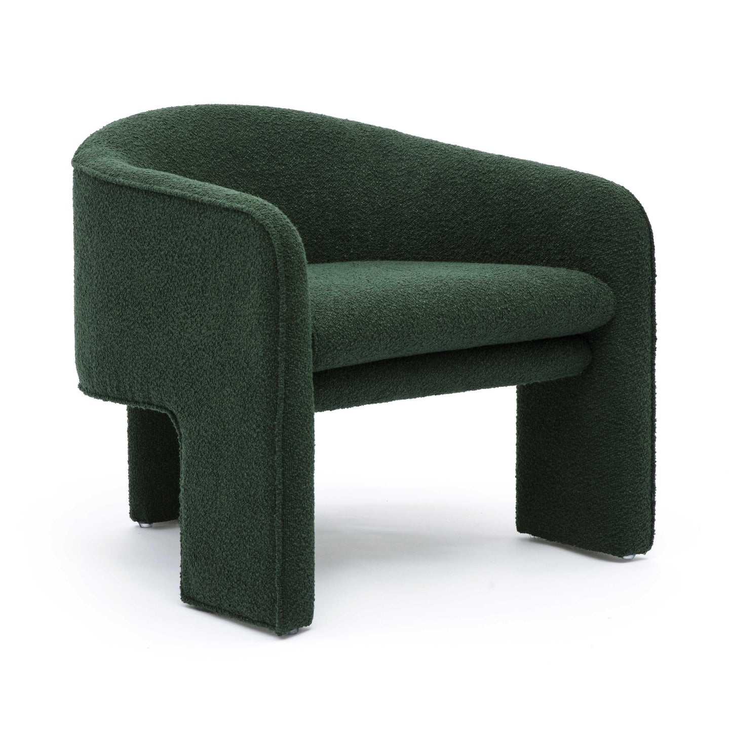 Marla Performance Boucle Accent Chair - Forest Green