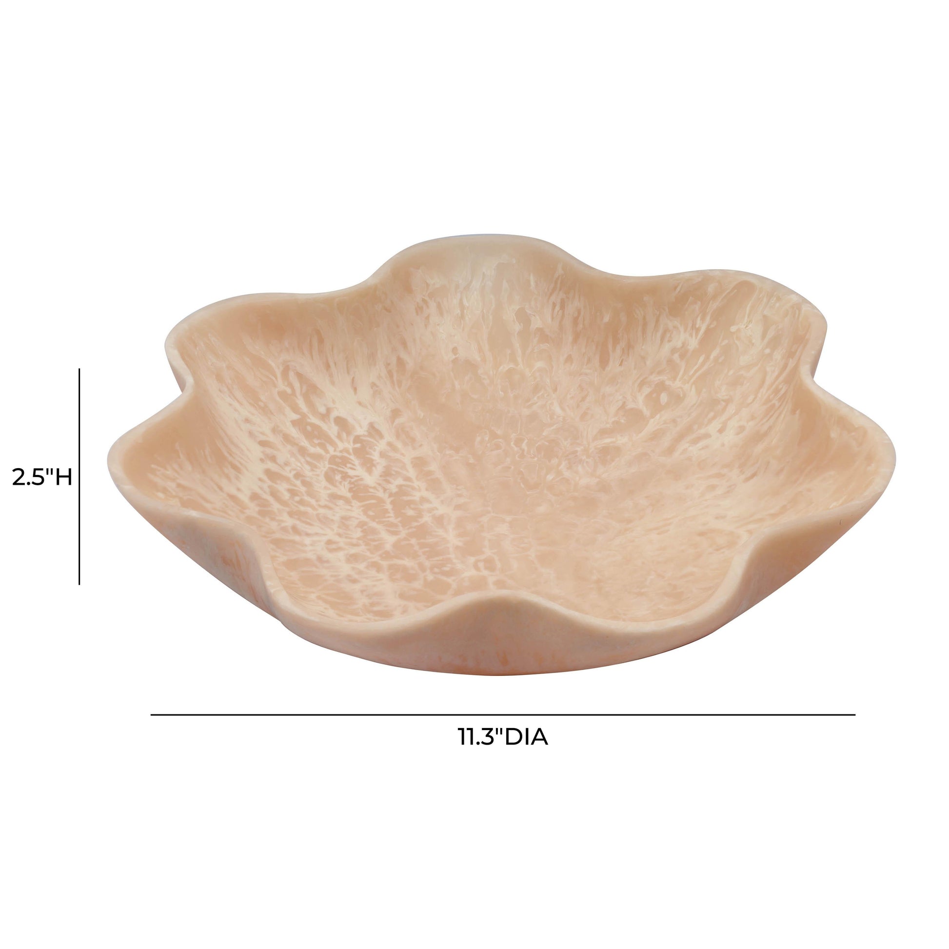 Mera Grapefruit Pink Resin Star Tray