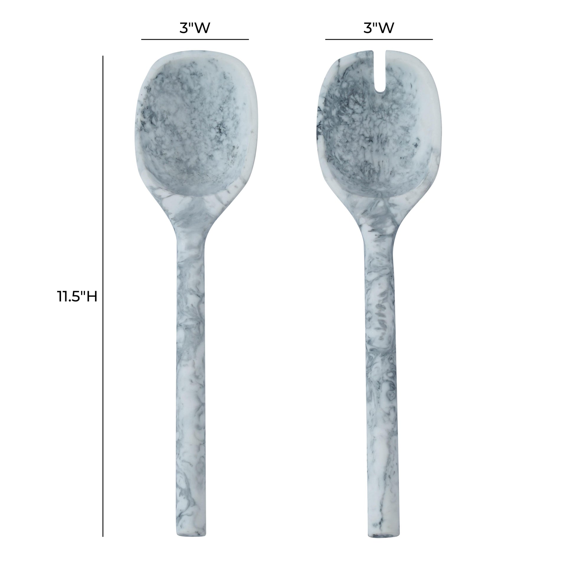 Mera Resin Serving Spoons - Set of 2