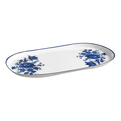 Cottage China Blue &amp; White Serving Tray - Default Variant
