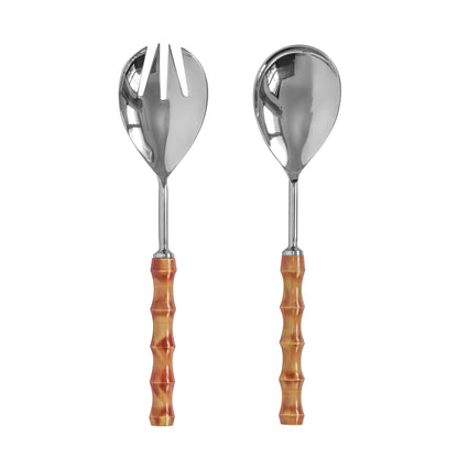 Bamboozled Stainless Steel Salad Serving Spoons - Set of 2 - Default Variant