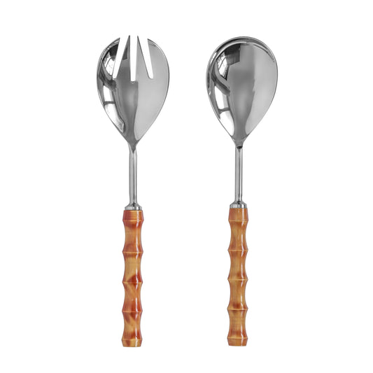 Bamboozled Stainless Steel Salad Serving Spoons - Set of 2 - Default Variant
