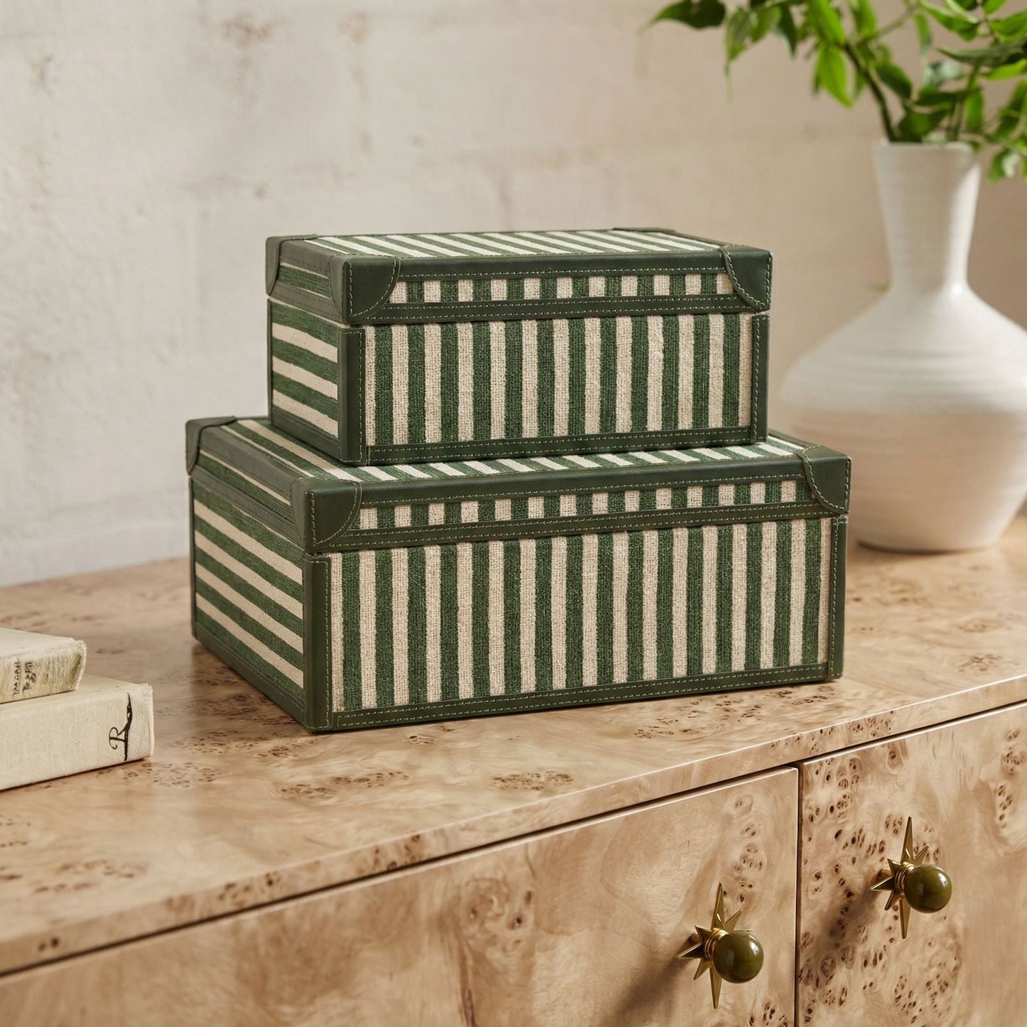 Kora Cotton Jute Contract-Grade Keepsake Box Set