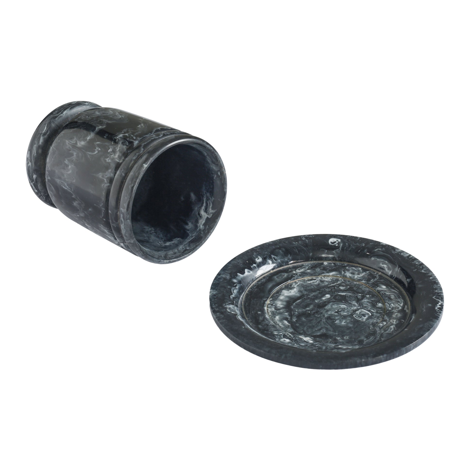Channeled Swirl Resin Kiddush Cup