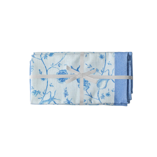 Dolce Natural Cotton Napkin - Set of 4 - Baby Blue