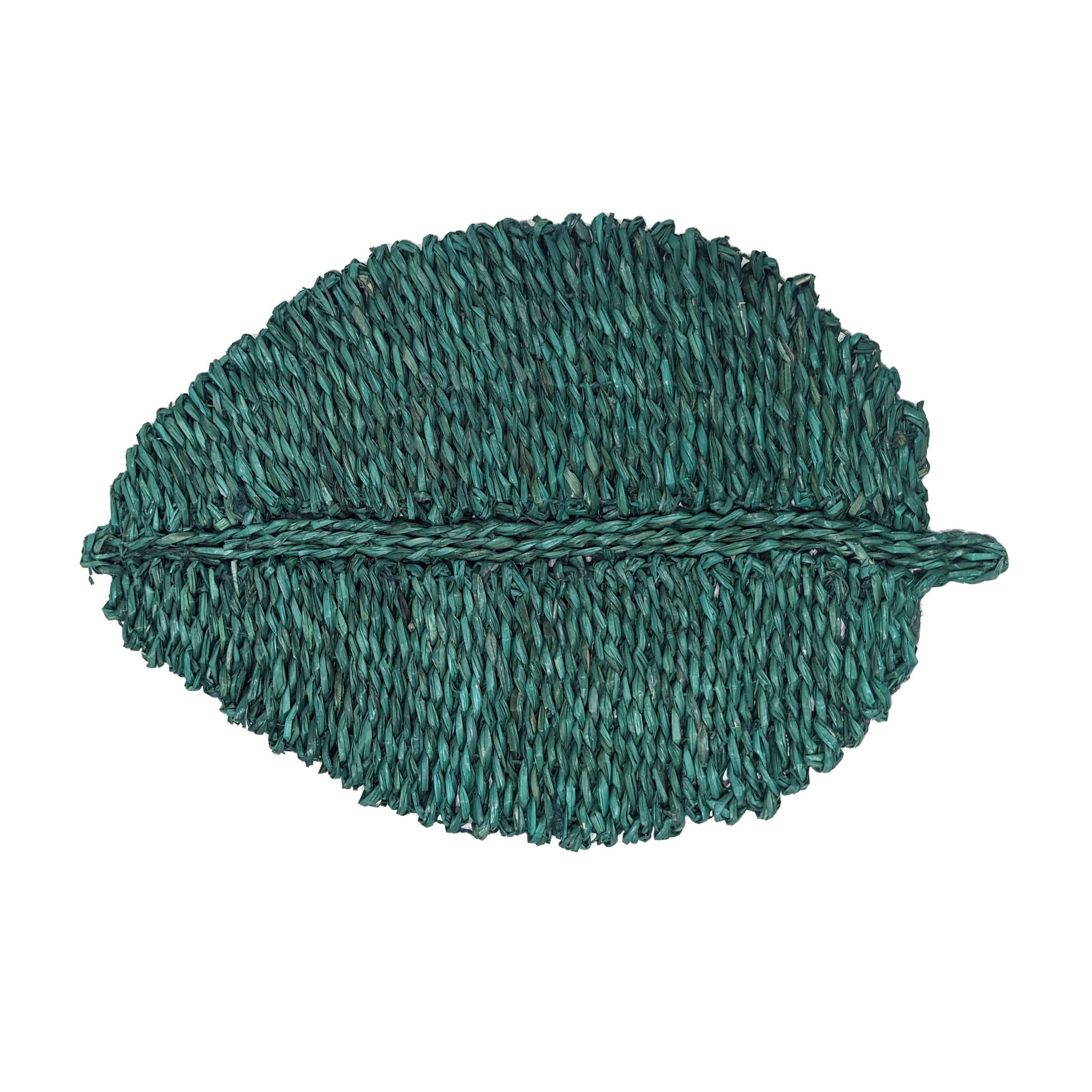 Leaf Seagrass Placemat - Set of 4 - Green