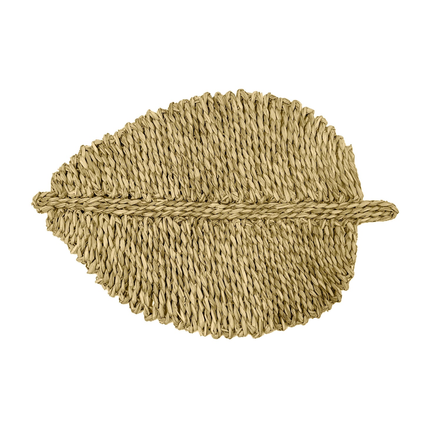 Leaf Seagrass Placemat - Set of 4 - Natural