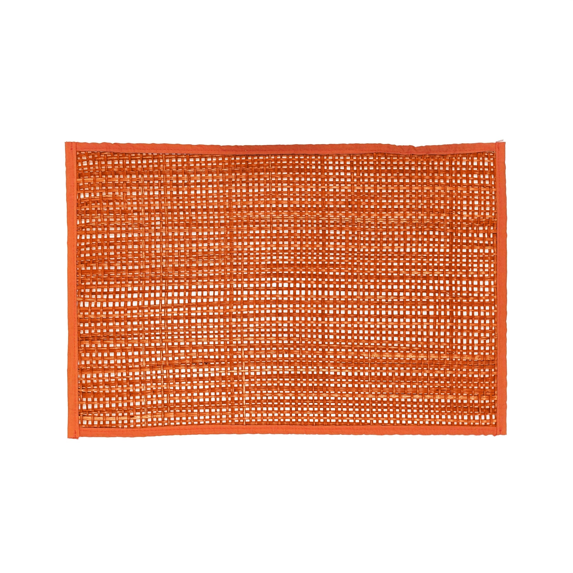 Peele Seagrass Placemat - Set of 4 - Terracotta