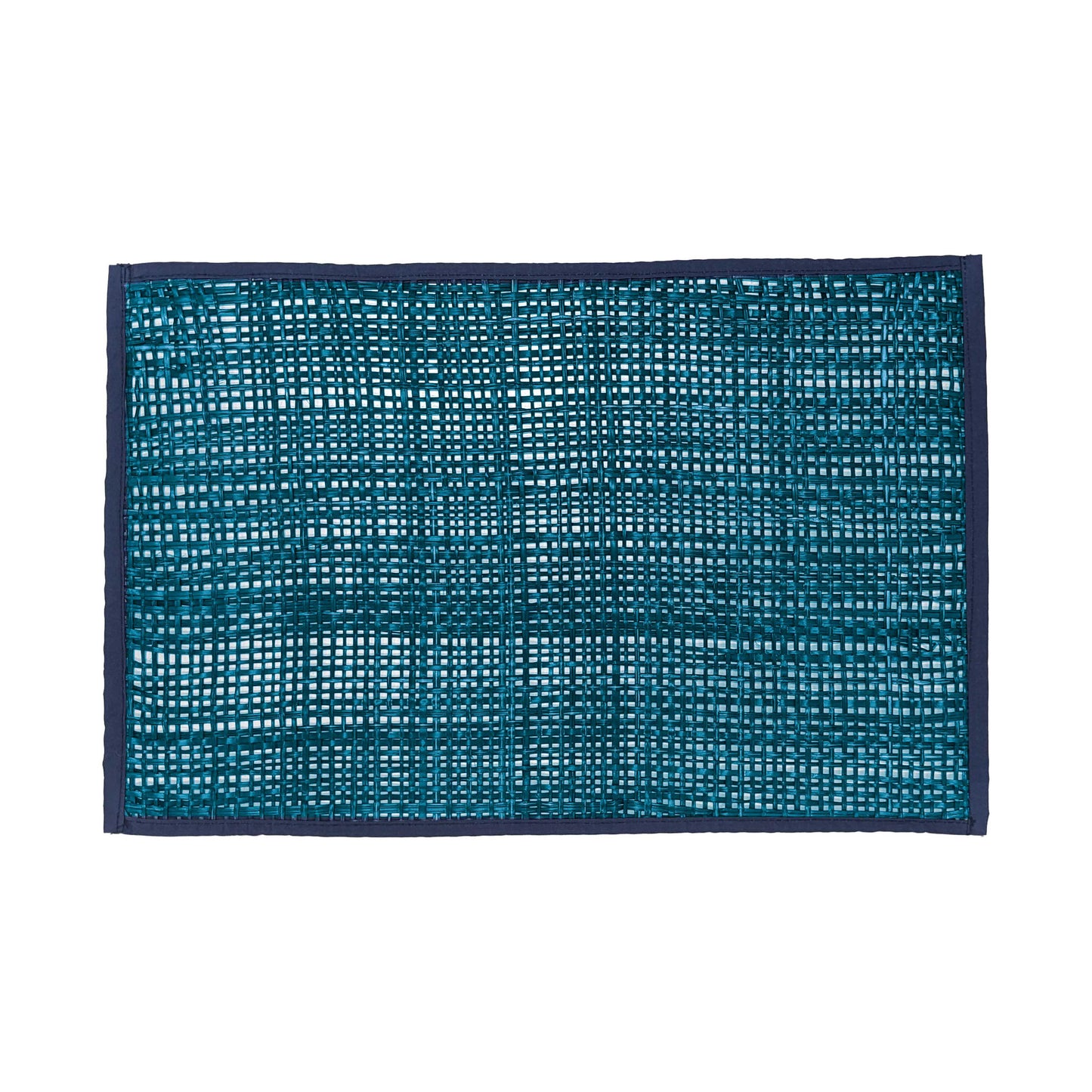 Peele Seagrass Placemat - Set of 4 - Blue