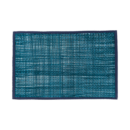 Peele Seagrass Placemat - Set of 4 - Blue