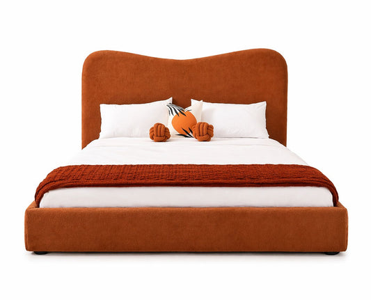 Sarah Queen Bed Teddy Caramel