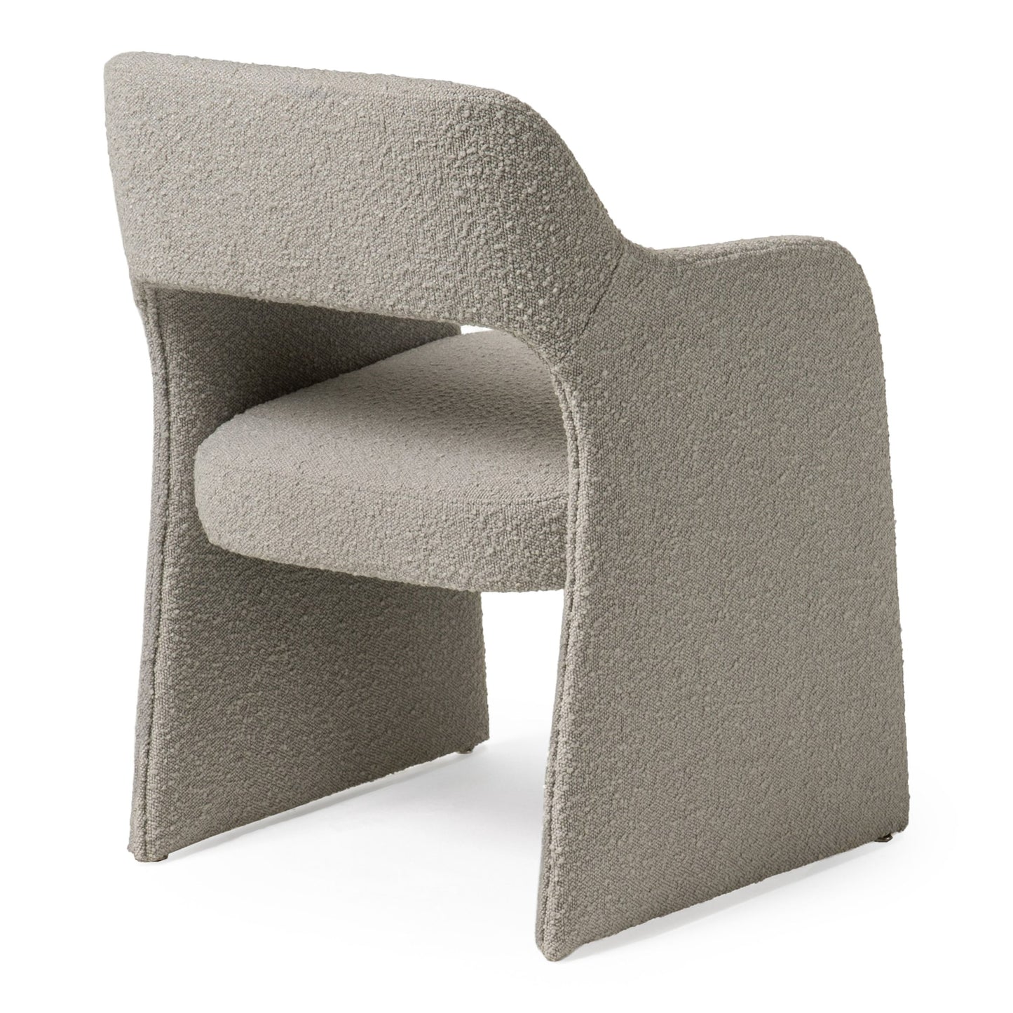 Bishop - Modern Grey Fabric Dining Chair